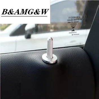 Auto stils Durvju Lifta Automātisko durvju pin apdare ietilpst Uzlīmes Skrūvju apļa apdare priekš Mercedes Benz GLE W166 ML Auto Piederumi