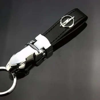 Metāla pu Keychain Atslēgu piekariņi Atslēgas piekariņš, lai Opel Astra un Insignia Mokka Corsa Zafira Automašīnu Logo Auto Kulons auto stils